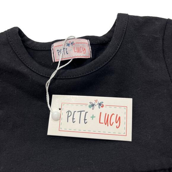 NWT Pete + Lucy Girls Multicolor Pumpkin Top / Legging Set 6-12m - Picture 3 of 5